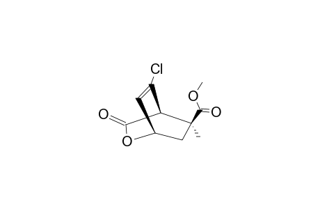 METHYL-8-CHLORO-5-EXO-METHYL-3-OXO-2-OXABICYCLO-[2.2.2]-OCT-7-ENE-5-ENDO-CARBOXYLATE