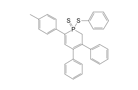 3,4-Diphenyl-1-(phenylthio)-6-para-tolyl-1,2-dihydrophosphorine-1-sulfide