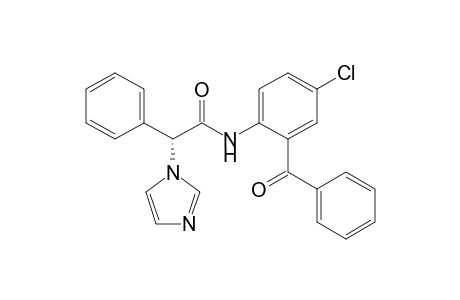 (R,S)-N-(2-benzoyl-4-chlorophenyl)-2-[1H-imidazol-1-yl]-2-phenylacetamide