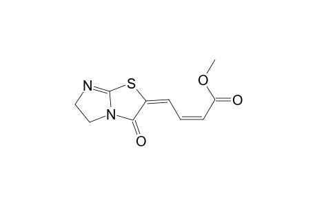 2-Butenoic acid, 4-(5,6-dihydro-3-oxoimidazo[2,1-b]thiazol-2(3H)-ylidene)-, methyl ester, (Z,E)-