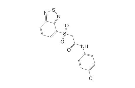 2-(2,1,3-benzothiadiazol-4-ylsulfonyl)-N-(4-chlorophenyl)acetamide