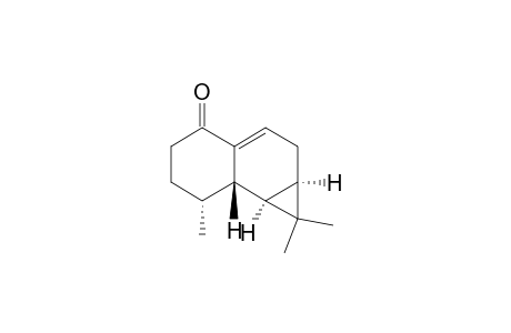(-)-[1aR,(1a.alpha.,7.alpha.,7a.beta.,7b.alpha.)]-1a,2,4,5,6,7,7a,7b-Octahydro-1,1,7-trimethyl-1H-cyclopropa[a]naphthalen-4-one