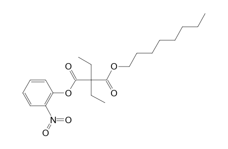 Diethylmalonic acid, 2-nitrophenyl octyl ester