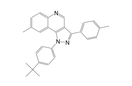 1-(4-tert-butylphenyl)-8-methyl-3-(4-methylphenyl)-1H-pyrazolo[4,3-c]quinoline
