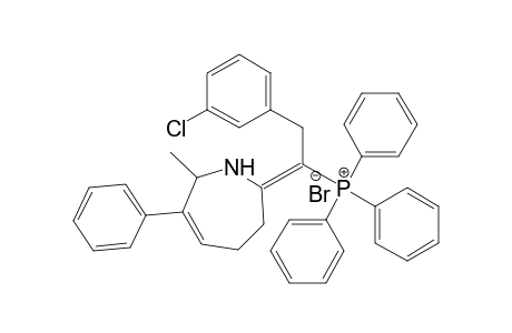 [(m-Chlorobenzyl)-(6-phenyl-7-methyl-2H-1,3,4,7-tetrahydroazepin-2-ylidene)methyl]triphenylphosphonium bromide
