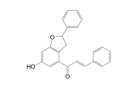 PALLIDISETIN-A;1-(2,3-DIHYDRO-6-HYDROXY-2-PHENYL-4-BENZOFURANYL)-3-PHENYL-2-(E)-PROPEN-1-ONE