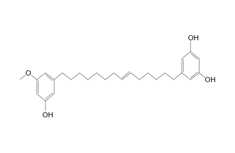 1-(3'-Hydroxy-5'-methoxyphenyl)-14-(3",5"-dihydroxyphenyl)tetradec-8-ene