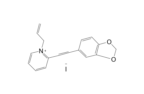 1-ALLYL-2-[3,4-(METHYLENEDIOXY)STYRYL]PYRIDINIUM IODIDE