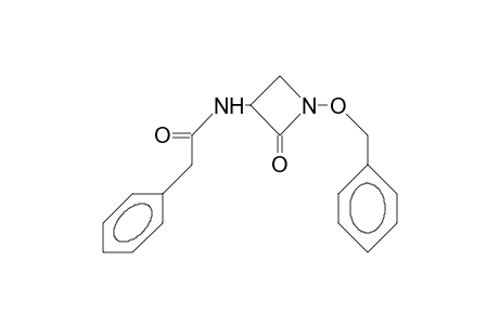 1-Benzyloxy-3-(phenylacetyl-amino)-2-azetidione