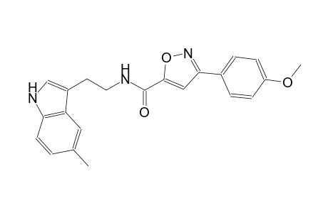 3-(4-Methoxyphenyl)-N-[2-(5-methyl-1H-indol-3-yl)ethyl]-1,2-oxazole-5-carboxamide