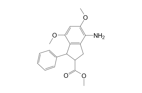 Methyl 4-Amino-1-phenyl-5,7-dimethyoxyindan-2-carboxylate