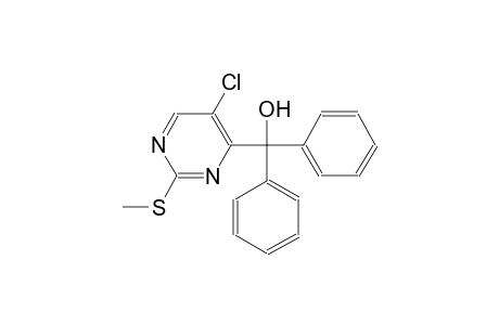 [5-chloro-2-(methylsulfanyl)-4-pyrimidinyl](diphenyl)methanol