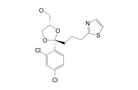 trans-[2-(2,4-DICHLOROPHENYL)-2-[3-(2-THIAZOLYL)-PROPYL-4-HYDROXYMETHYL)]-1,3-DIOXOLANE