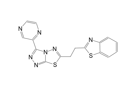 1,3-Benzothiazole, 2-[2-[3-(2-pyrazinyl)[1,2,4]triazolo[3,4-b][1,3,4]thiadiazol-6-yl]ethyl]-