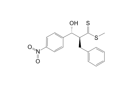 (2S,3R)-2-Benzyl-3-hydroxy-3-(4-nitro-phenyl)-dithiopropionic acid methyl ester