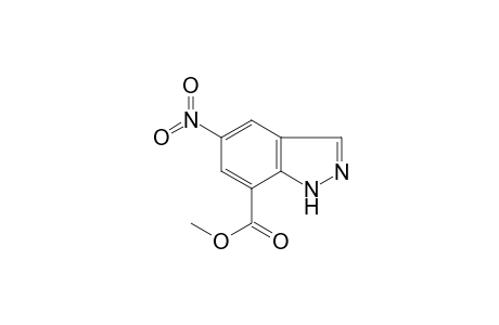 1H-Indazole-7-carboxylic acid, 5-nitro-, methyl ester