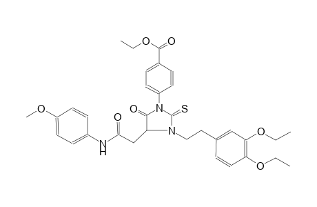 benzoic acid, 4-[3-[2-(3,4-diethoxyphenyl)ethyl]-4-[2-[(4-methoxyphenyl)amino]-2-oxoethyl]-5-oxo-2-thioxo-1-imidazolidinyl]-, ethyl ester