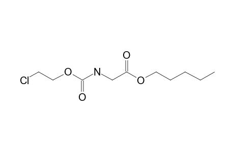 Glycine, N-(2-chloroethoxycarbonyl)-, pentyl ester