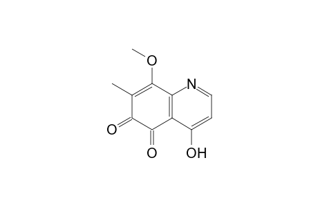 4-Hydroxy-7-methyl-8-methoxy-5,6-quinolinedione