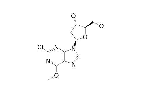 2-CHLORO-9-(2'-DEOXY-BETA-D-ERYTHRO-PENTOFURANOSYL)-6-METHOXY-9H-PURINE