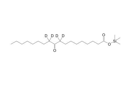 (9-D2,11-D2)-10-oxooctadecanoic acid trimethylsilyl ester