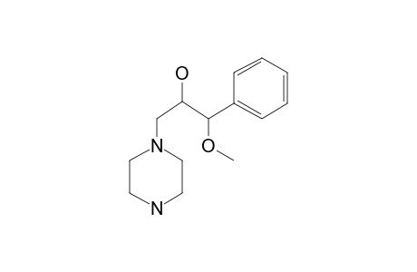 1-(2-Hydroxy-3-methoxy-3-phenylpropyl)piperazine