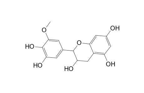 2H-1-Benzopyran-3,5,7-triol, 2-(3,4-dihydroxy-5-methoxyphenyl)-3,4-dihydro-, cis-(.+-.)-