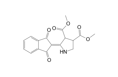 Dimethyl 4,5-dihydro-2-(1,3-dioxoindan-2-ylidene)pyrrole-cis,trans-3,4-dicarboxylate