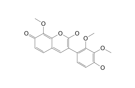 MUCODIANIN-A;7-QUINONYLCOUMARIN