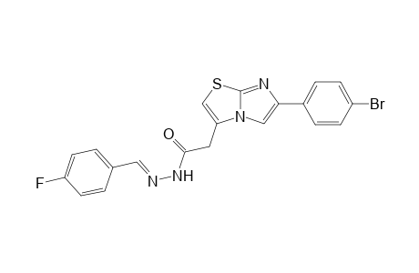 [6-(4-bromophenyl)imidazo[2,1-b]thiazol-3-yl]acetic acid 4-fluorobenzylidenehydrazide
