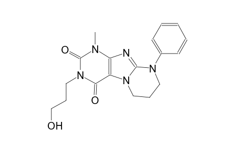 3-(3-hydroxypropyl)-1-methyl-9-phenyl-6,7,8,9-tetrahydropyrimido[2,1-f]purine-2,4(1H,3H)-dione