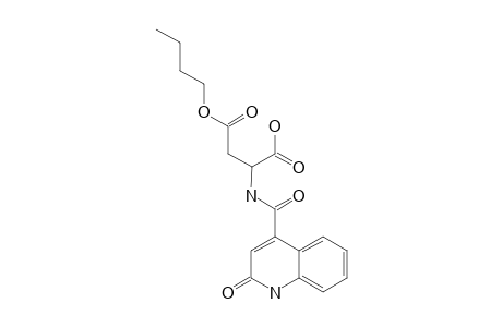 2-[(2-OXO-1,2-DIHYDRO-QUINOLINE-4-CARBONYL)-AMINO]-SUCCINIC-ACID-4-N-BUTYLESTER