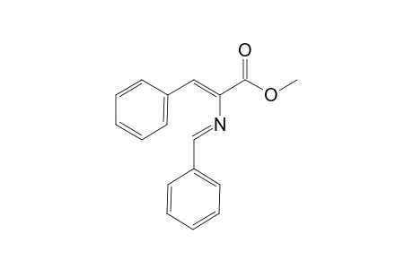 Methyl 3-phenyl-2-(benzylideneimino)acrylate