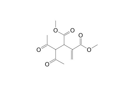 Dimethyl 2-(diacetylmethyl)-3-methylenebutanedioate