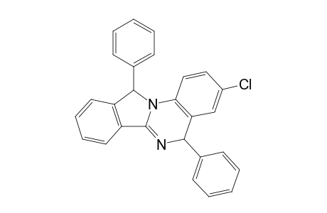 3-Chloro-5,11-diphenyl-5,11-dihydroisoindolo[2,1-a]quinazoline