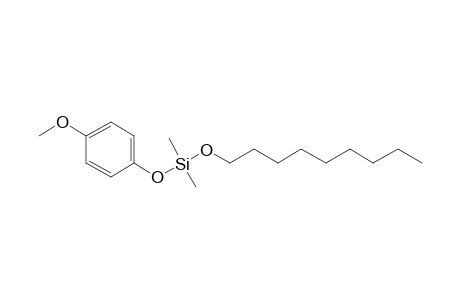 Silane, dimethyl(4-methoxyphenoxy)nonyloxy-