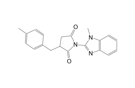 1-(1-methyl-1H-benzimidazol-2-yl)-3-(4-methylbenzyl)-2,5-pyrrolidinedione