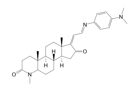 (Z)-21-(N-(4'-Dimethylamino)phenyl)imino-4-methyl-4-azapregn-17(20)-en-3,16-dione