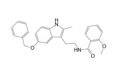 benzamide, 2-methoxy-N-[2-[2-methyl-5-(phenylmethoxy)-1H-indol-3-yl]ethyl]-