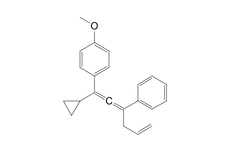 1-(1-Cyclopropyl-3-phenylhexa-1,2,5-trien-1-yl)-4-methoxybenzene