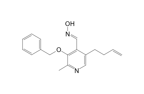 3-Benzyloxy-2-methyl-5-( 3'-butenyl)-4-[(hydroxyimino)pyridine]carbonitrile