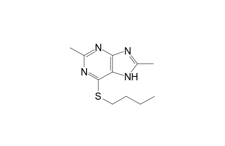 6-(butylthio)-2,8-dimethylpurine
