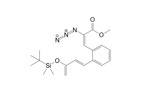 Methyl .alpha.-azido-2-[3'-(t-butyldimethylsilyloxy)buta-1',3'-dienyl]cinnamate