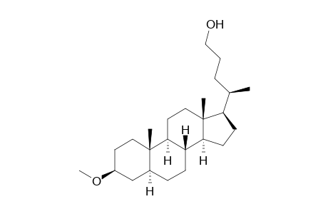 Cholan-24-ol, 3-methoxy-, (3.beta.,5.alpha.)-