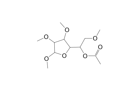 Methyl 5-O-acetyl-2,3,6-tri-O-methylhexofuranoside