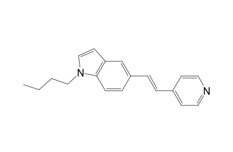 4-[.beta.-(1-n-Butyl-5-indolyl)vinyl]pyridine
