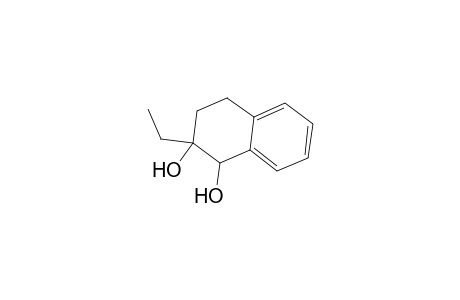 1,2-Naphthalenediol, 2-ethyl-1,2,3,4-tetrahydro-, cis-