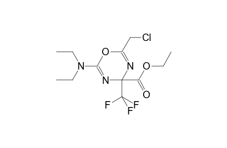 ethyl 2-(chloromethyl)-6-(diethylamino)-4-(trifluoromethyl)-4H-1,3,5-oxadiazine-4-carboxylate