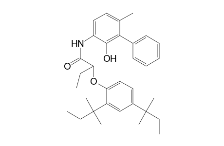 Butanamide, 2-[2,4-bis(1,1-dimethylpropyl)phenoxy]-N-(2-hydroxy-6-methyl[1,1'-biphenyl]-3-yl)-