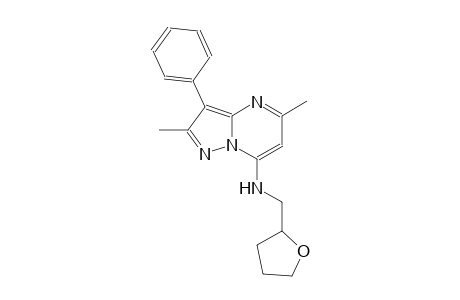 2,5-dimethyl-3-phenyl-N-(tetrahydro-2-furanylmethyl)pyrazolo[1,5-a]pyrimidin-7-amine